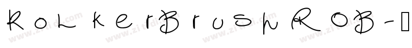 KolkerBrush ROB字体转换